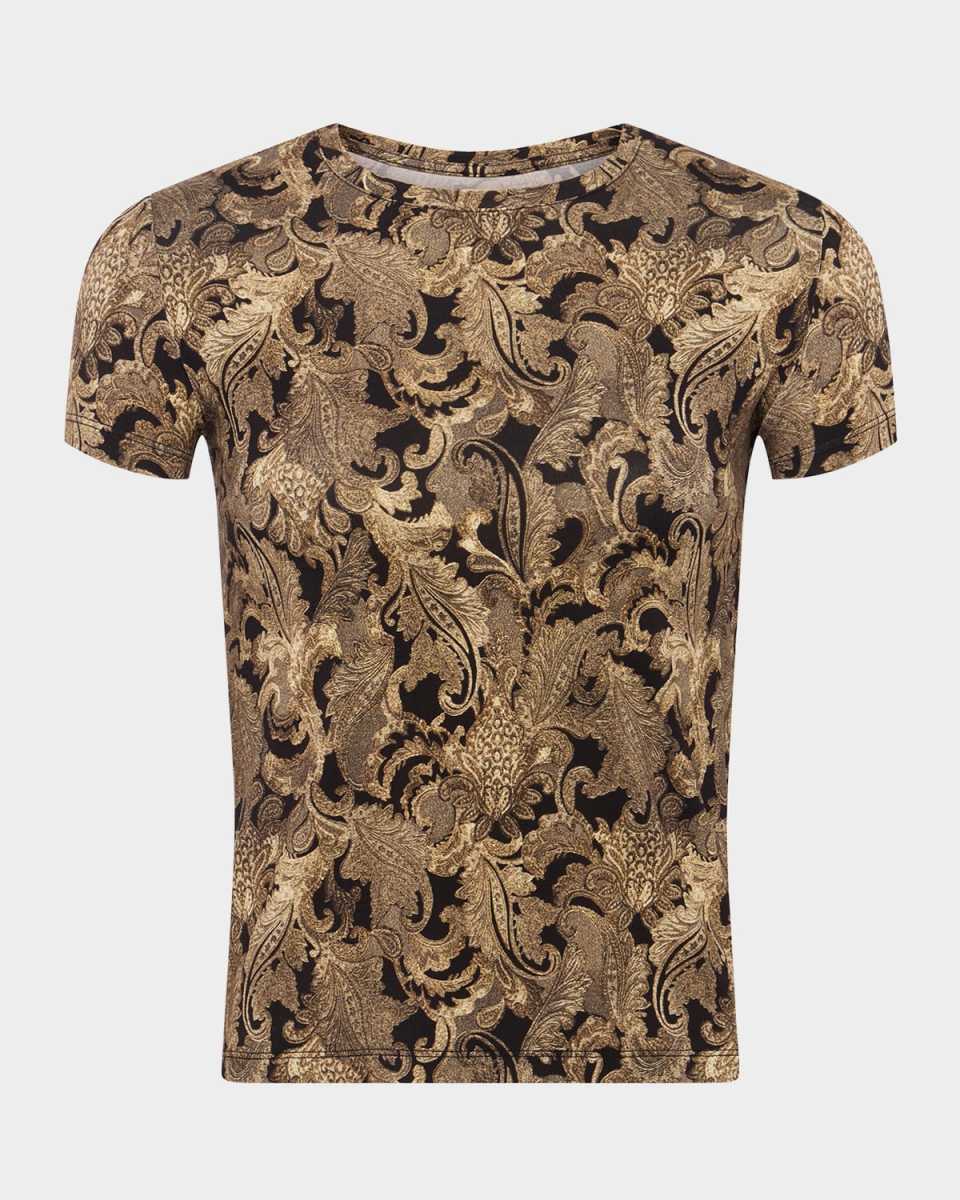 Ressi Short-Sleeve Paisley Tee